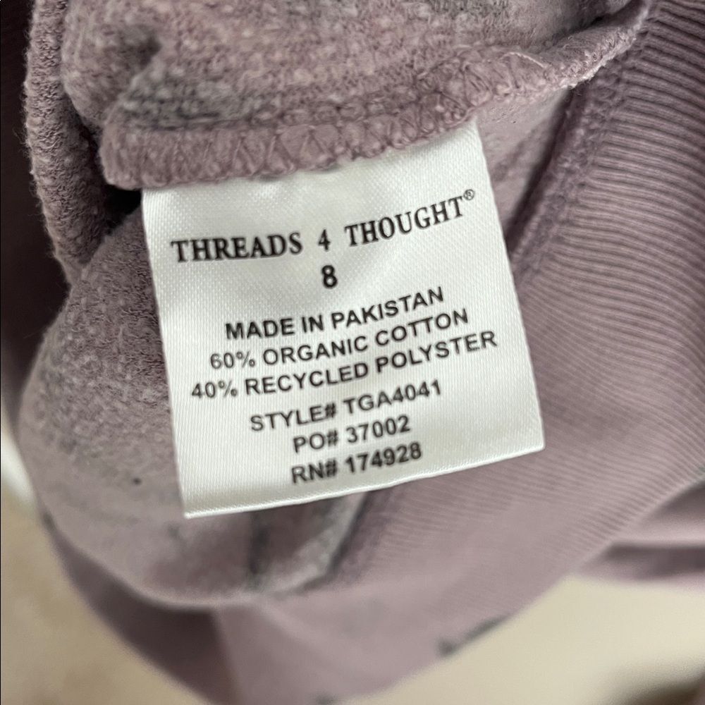 Girls crewneck hoodie sweatshirts size 7/8 bundle Splendid and Threads 4 Thought - Picture 9 of 9